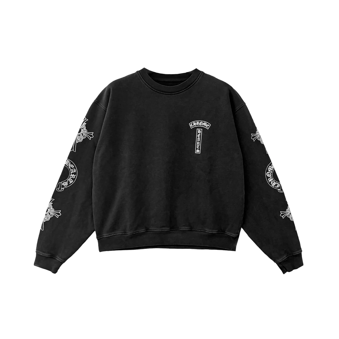 chrome hearts soap and water sweatshirt front view chrome hearts soap and water sweatshirt front view