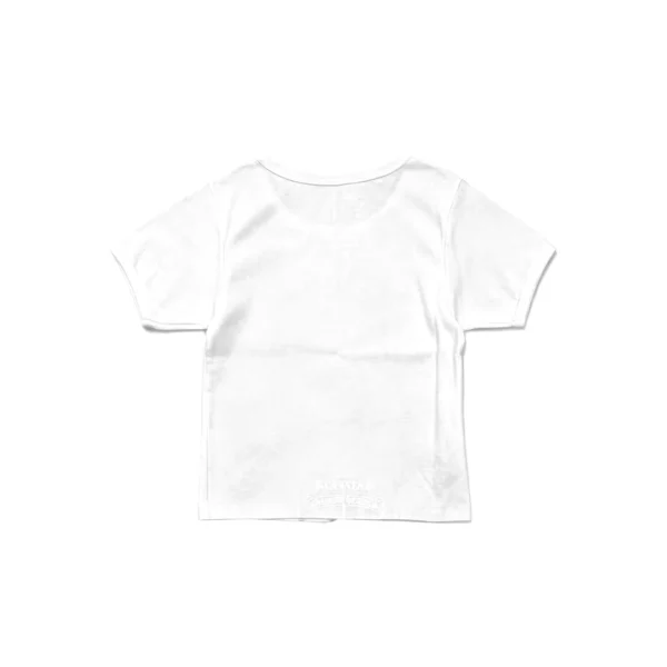 Chrome Hearts white Cannes Exclusive fleur babytee, back view
