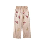Chrome Hearts khaki Matty Boy Sex Records carpenter pants, front view