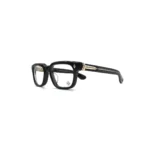 Chrome Hearts PEN 15 black optical frame side profile with curved temple line